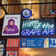 The Grape Ape sign at the Loon Cafe in Minneapolis